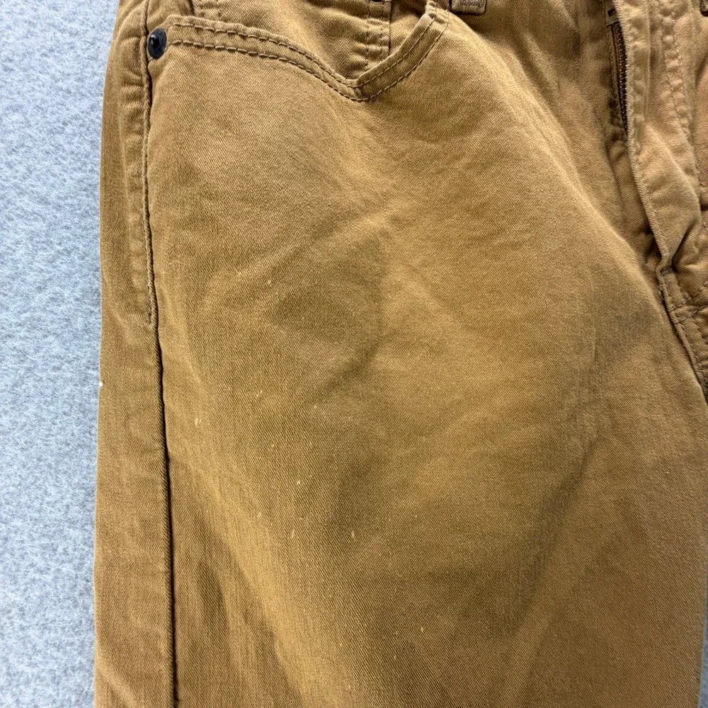 Levis 505 Regular Fit Straight Leg Pants Mens 32x30 Brown Cotton Workwear Casual